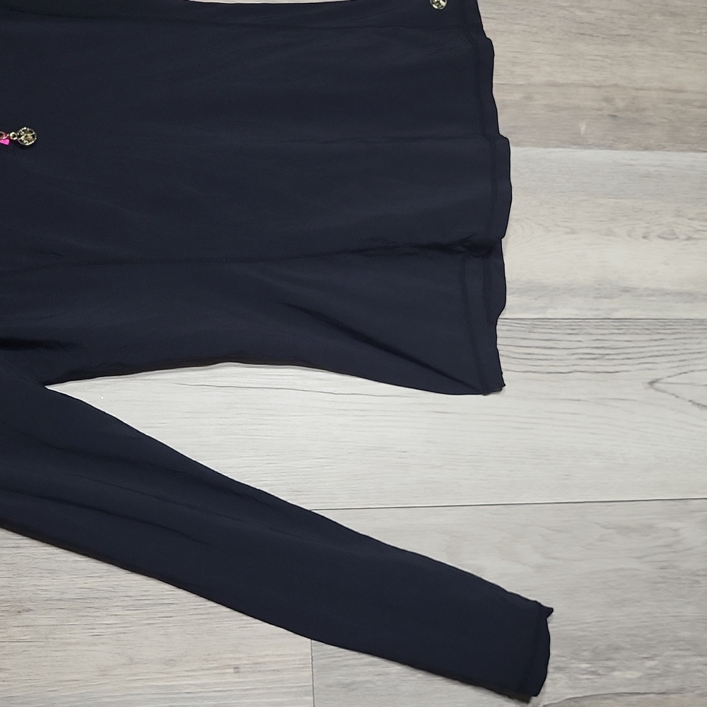 Lilly Pulizter Womens XS Justine Luxletic Half Zip Pullover‎ UPF 50 Onyx Fitted - Picture 5 of 9
